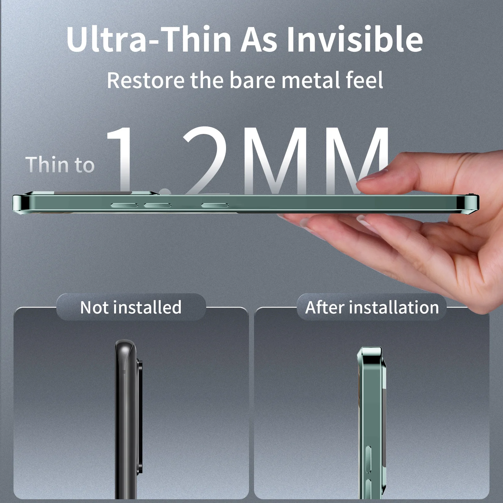 For Samsung Galaxy S24 S23 S22 Ultra Case Metal aluminum alloy dermis Magnetic Shell wireless charging MagSafe Protection Cover