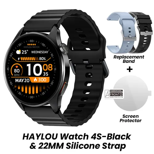 HAYLOU Watch 4S GPS Smartwatch 1.43” HD AMOLED Display 5 Satellite GPS Positioning 120+ Workout Modes Sport Fitness Smart Watch - Image 16