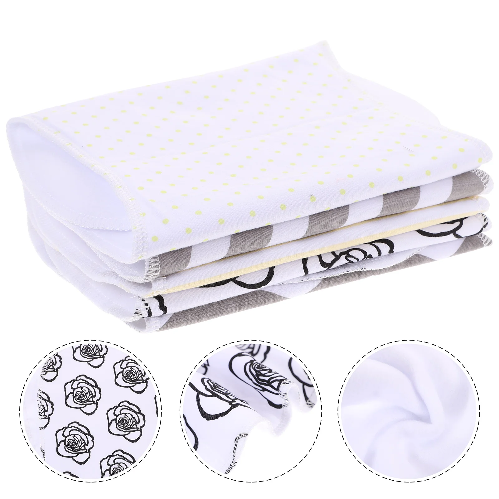 

5 шт., детские нагрудники из хлопка