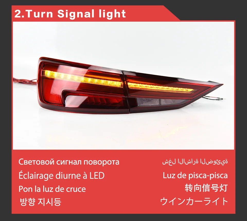 Audi A3 Tail Lights 20132019 A3 Led Tail Lamp Light Led Drl Dynamic