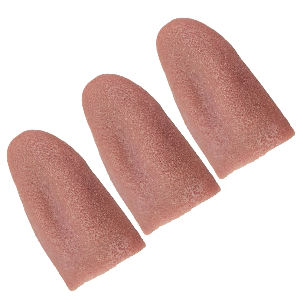 

3pcs Halloween Party Prank Fake Tongue Realistic Fake Tongue Models Silicone Fake Tongues