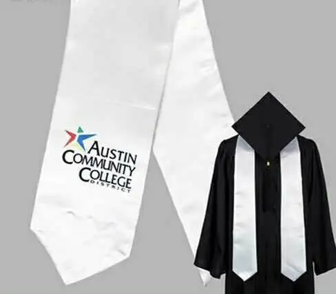 100pcs/Lot 70 Inch Sublimation Blanks Graduation Stoles Unisex Adult Graduation Stoles blank Plain Honor