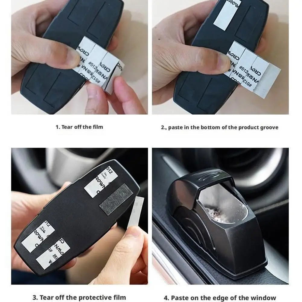 1/2개 차량용 재떨이, 도어 장착형 무연 재떨이(뚜껑 포함), 휴대용 자동차/트럭 쓰레기통, 액세서리
