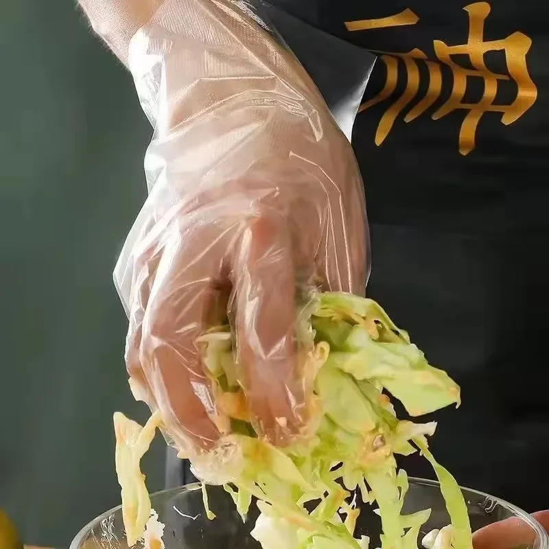 Disposable Plastic Gloves Disposable Gloves Disposable Nitrile Gloves Vinyl Disposable Gloves Kitchen Cleaning Gloves for Kitchen Restaurant Fried Chicken BBQ