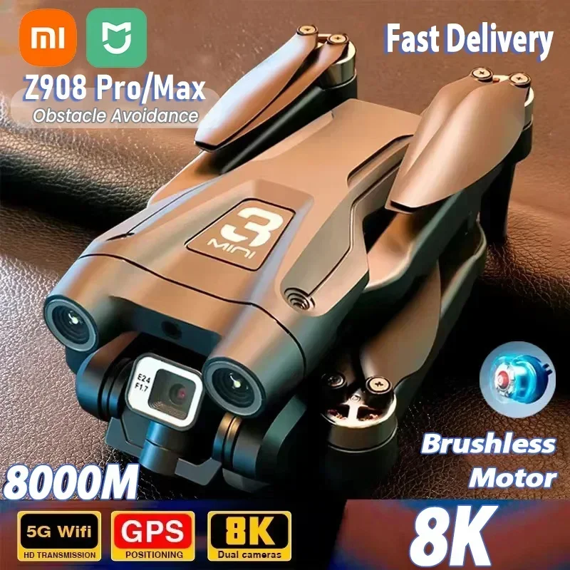 XIAOMI MIAJIA Hot Z908 Pro / MAX Drone 8K Professional Camera 5G WIFI Obstacle Avoidance Helicopter Remote Control Quadcopter RC