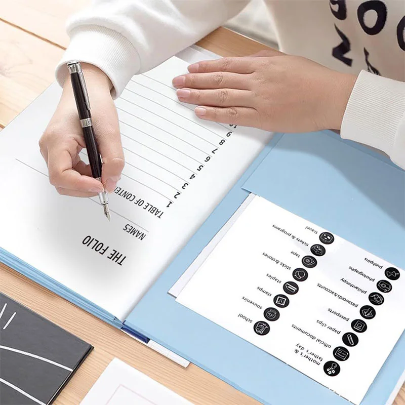 Folio Folders Pockets Document Organizer Office School