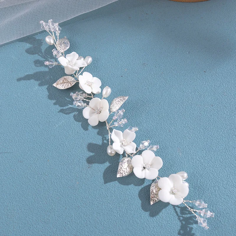 Handmade Weave Wedding Bride Hair Bands For Women