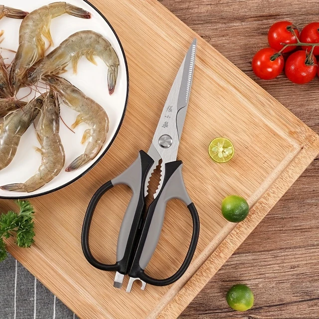 Steel Kitchen Scissors Shears Chicken Bone Fish  Kitchen Scissors Cutting  Poultry - Kitchen Scissors - Aliexpress