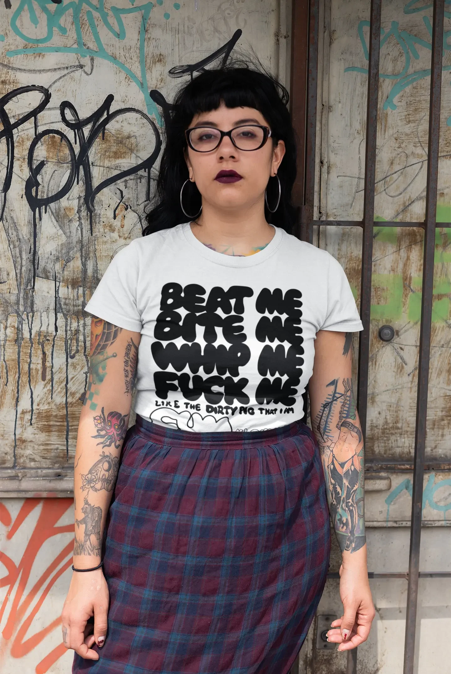 Beat Me Bite Me White Tshirt Sedients Shirt Giovanna Jett Adam Ant Sex Pistles