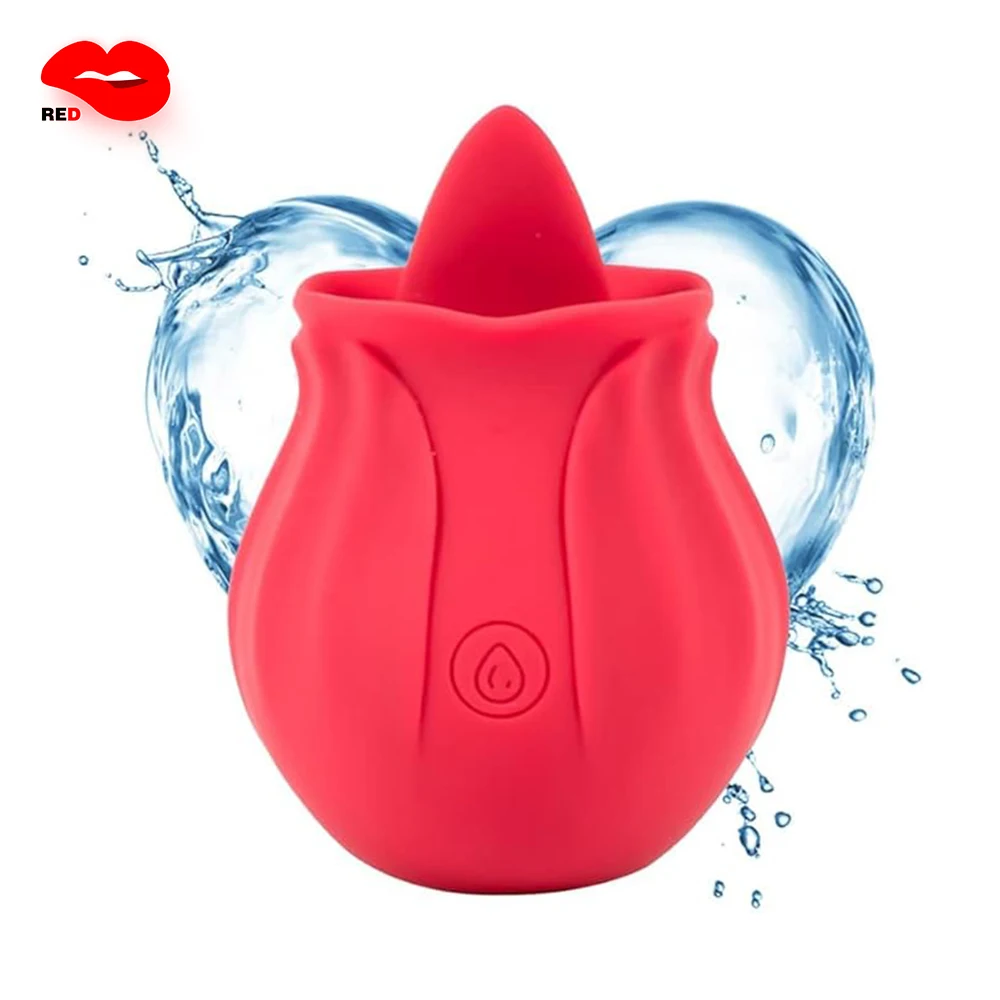 Female Sex Toy Rose Shape Sucking Dildo Vibrator G-spot Pussy Nipple Sucker Oral Licking Clitoris Stimulation Masturbating vagina sucking vibrator,clit sucker vibrator,female sex toy,female masturbator