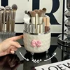 360°Rotating Makeup Brush Holder Makeup Organizer Cosmetic Storage Box Makeup Storage Organizer Pencil Case Lipstick Organizer 6