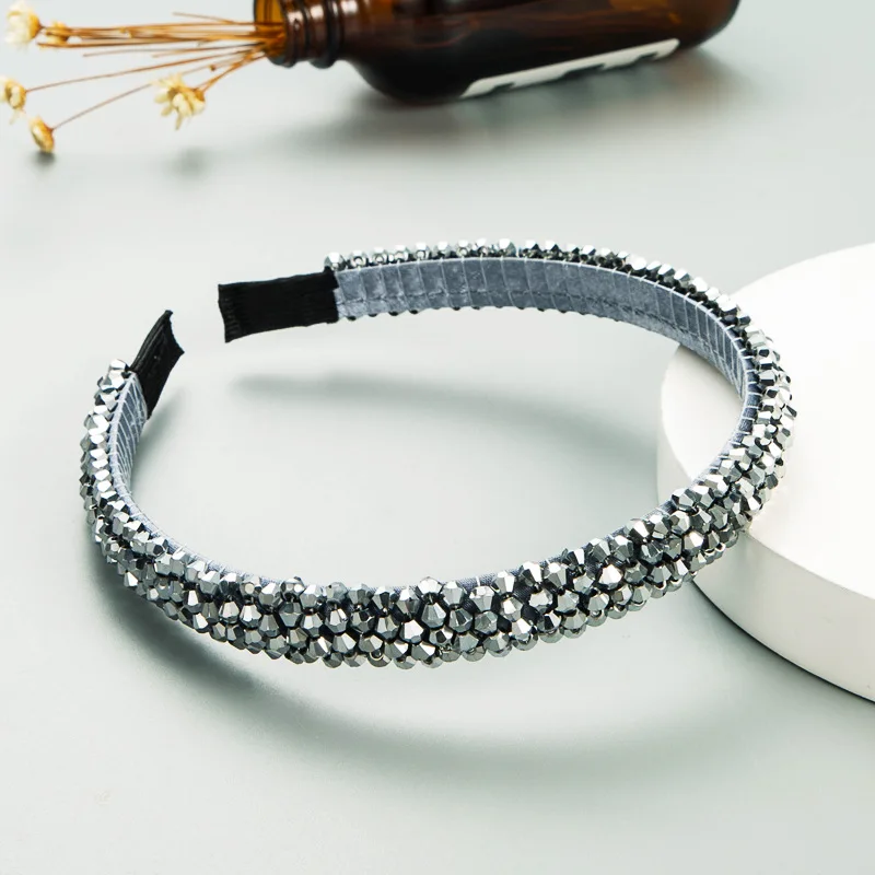 Crystal Beaded Braided Handmade Headband
