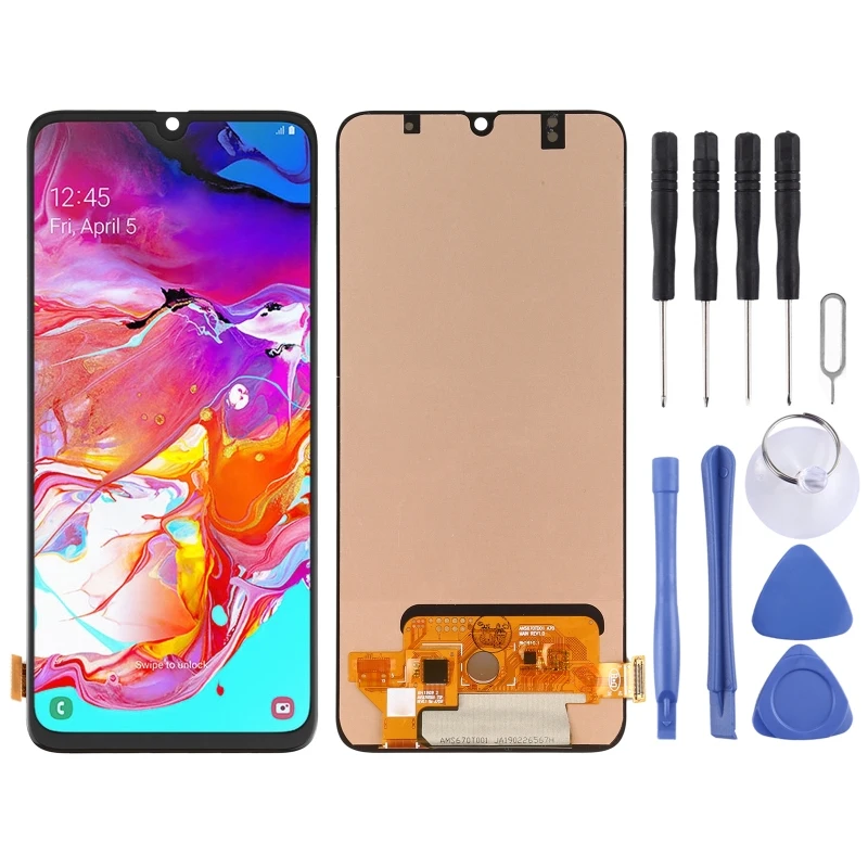 

OLED LCD Screen for Samsung Galaxy A70 SM-A705 with Digitizer Full Assembly (6.7 inch)