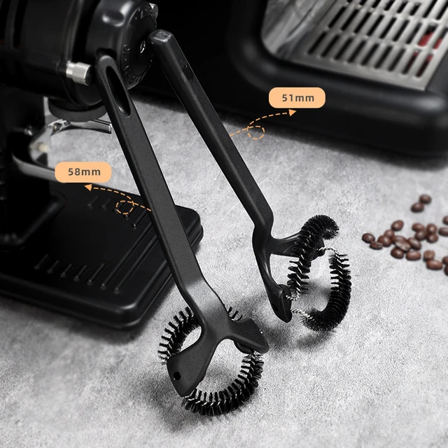 Coffee Machine Brush Cleaner Nylon Espresso Machine Cleaning Brush