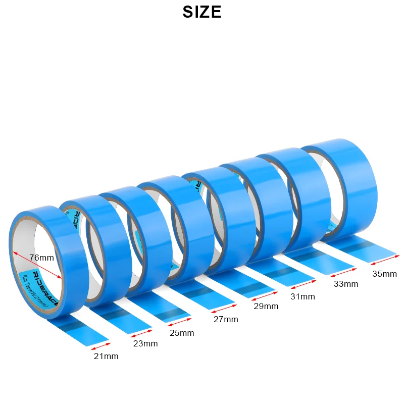 Tubeless Rim Tape for Bicycle Wheels - Various Width Options for MTB and Road Bikes