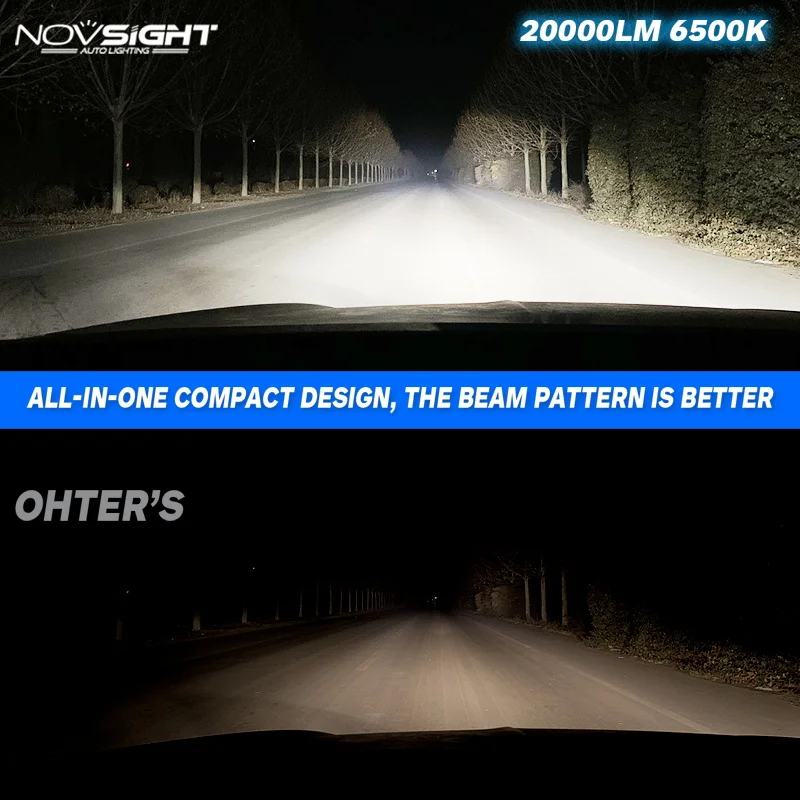 NOVSIGHT  Ʈ ڵ Ʈ ,  ÷  ÷, ڵ 工, D1S, D2S, D4S, 70W, 20000LM, 6500K