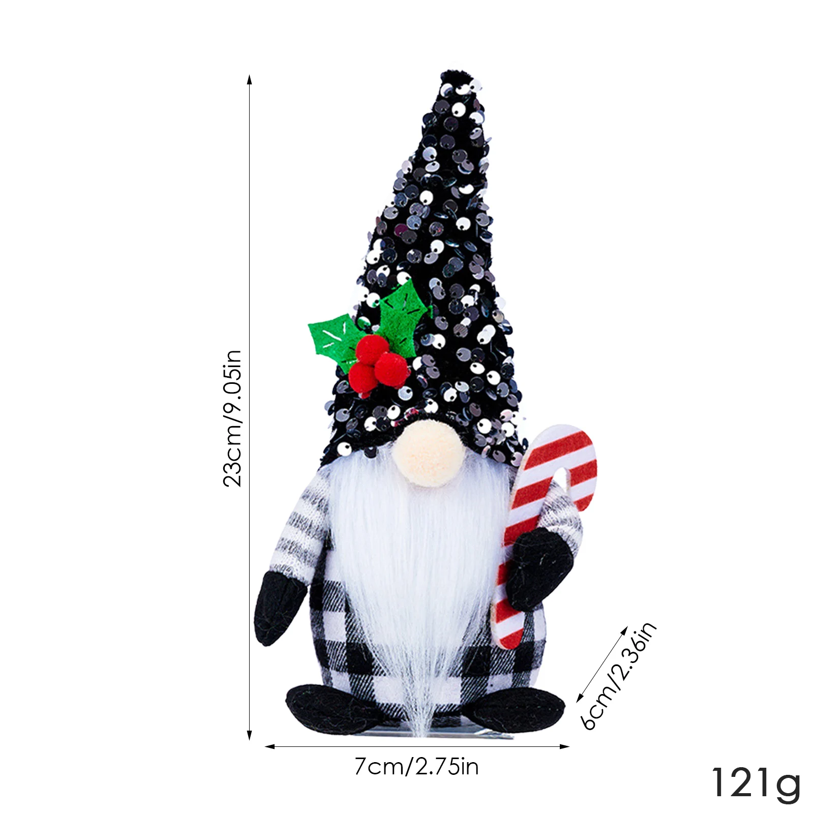 Gnome Plush Decor Christmas Elf Doll Decorations for Home Tabletop