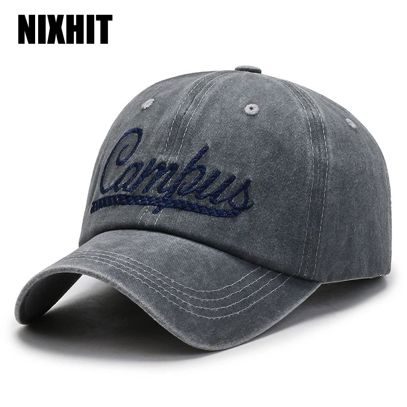 Новинка Весенняя мягкая Кепка NIXHIT с вышивкой Мужская кепка бейсболка для