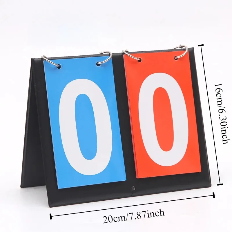 Sports scoreboard, basketball, football, 1pc Digital desktop scoreboard, team game flip scoreboard