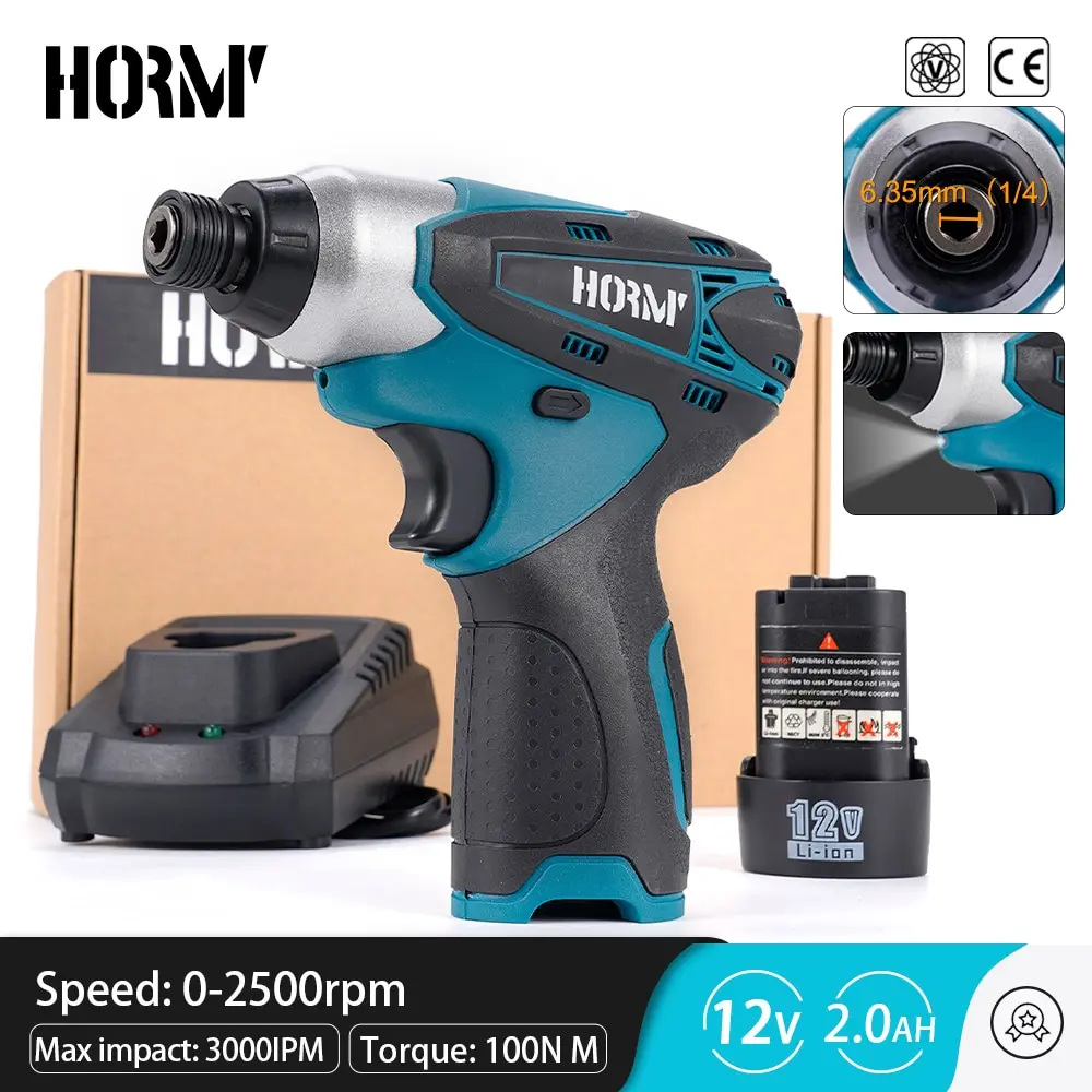 Шуруповерт Hormy Compact ударный аккумуляторный