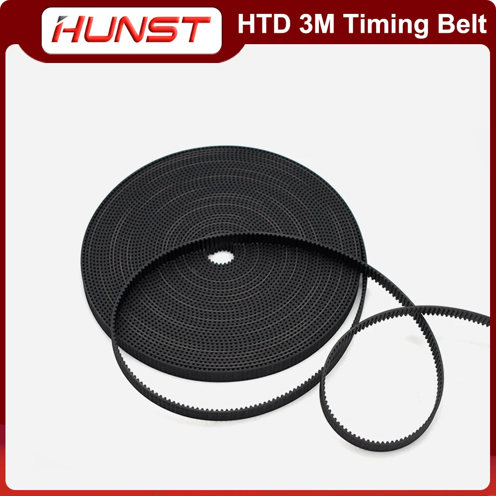 2Pcs HTD3M-231 Width 7mm Arc Teeth Rubber Synchronous Belt, Pitch 3mm
