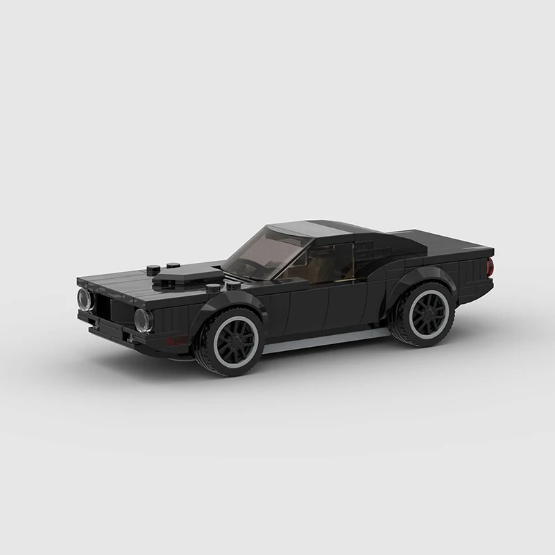

MOC старый автомобиль, большой национальный гоночный автомобиль, строительный блок, скоростные чемпионы, супер-гонка, кирпич, подарок на Рождество, игрушечный город, технический