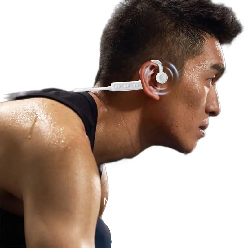 

Sport Open-Ear Headphones Sweatproof Sports Headphones With 6D Sound Quality Hang Ear Headset For Hiking Driving Running Cycling