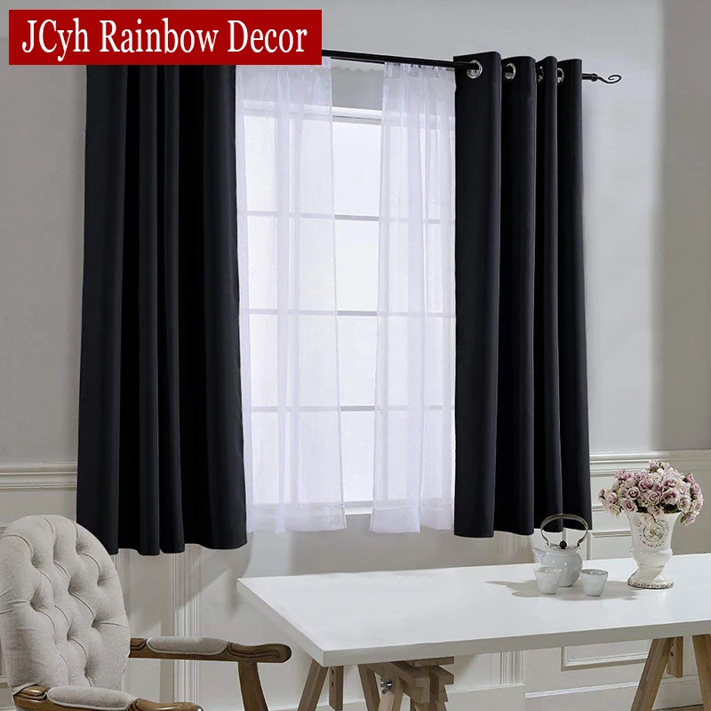 Short Window Curtain Bedroom Blackout Blackout Curtains Modern Living