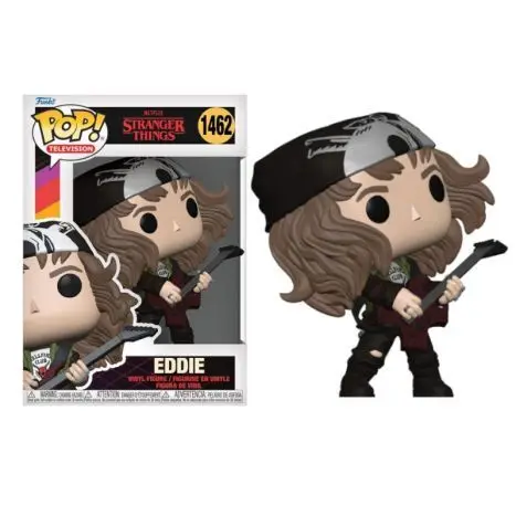 thumbnail image 1 of Funko Pop! Eddie con guitarra N°1462 - Stranger things, 1 of 4