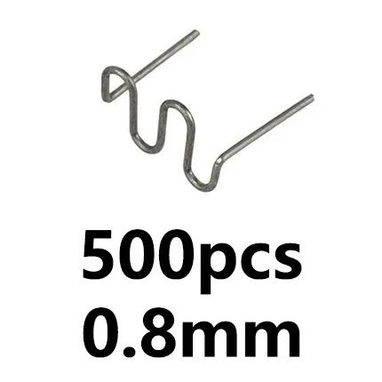 0.6mm/0.8mm Big Waves Sheet Metal Repair Tools Car Repair Plastic Machine Welding Hot Stapler Pre Cut Waves Staple 500pcs