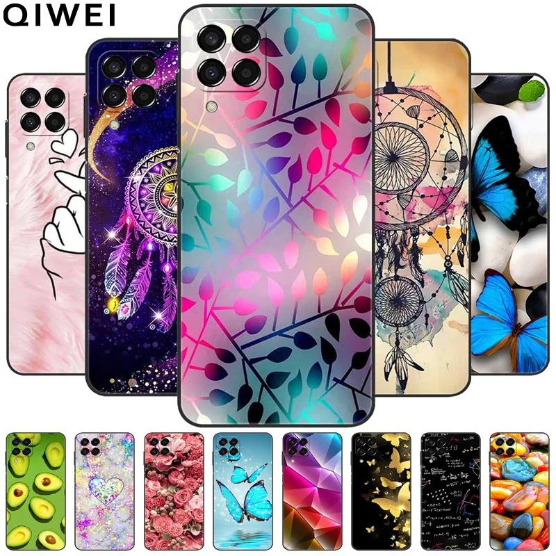 Per Galaxy M32 Custodia In Silicone Bellissime Custodie Colorate Per Samsung Galaxy M32 / M12 / M22 Cover Morbida Antiurto M 32