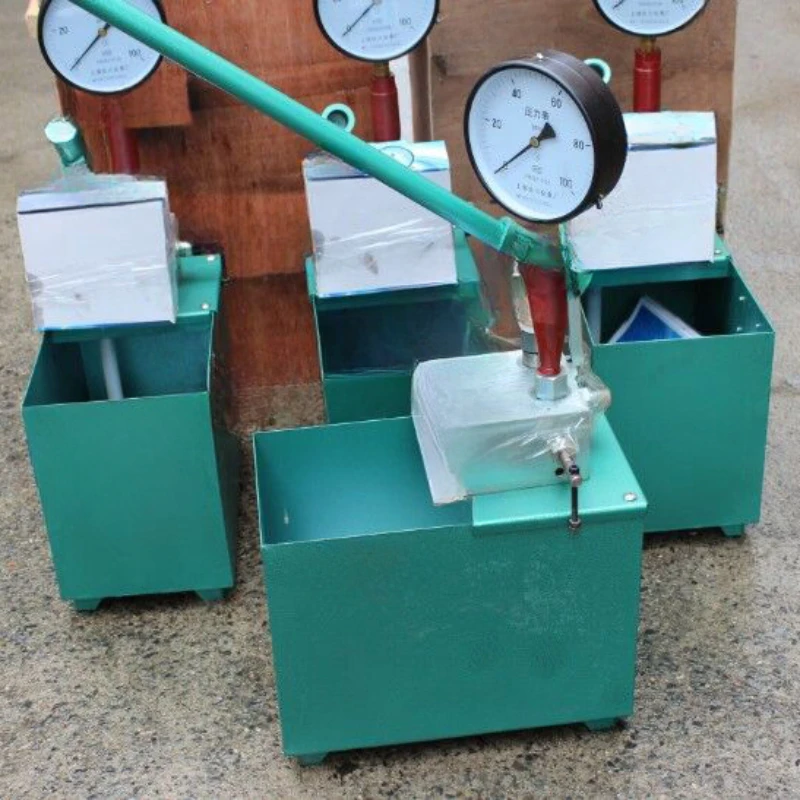 

Manual pressure testing pump model: ZC999-SYL-5.5/63 Warehouse number: M394781