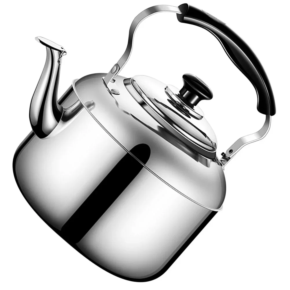 스테인리스 스틸 채반 주전자, 모카 물 끓는 소리, 휴대용 두꺼운 휘슬링 티팟 Toster Bread maker