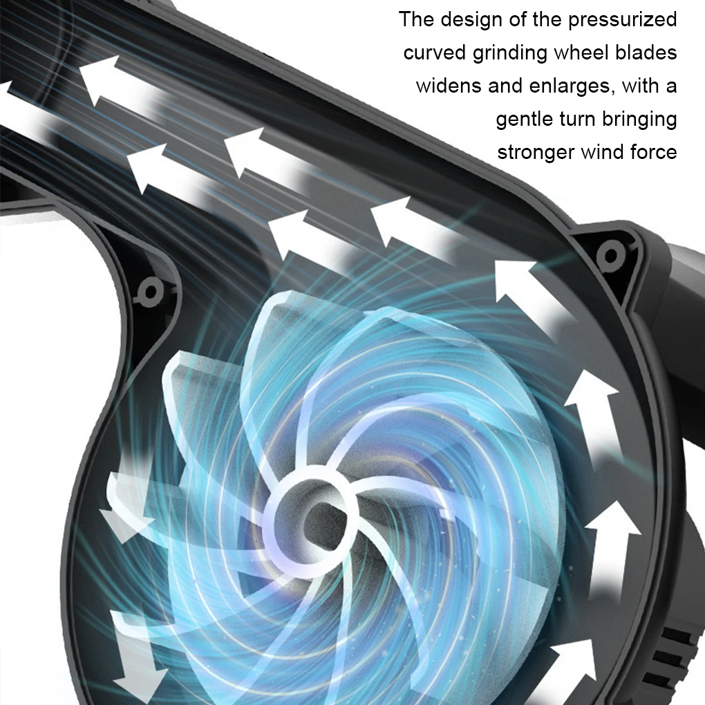 Efficient 3-Mode Blower Cordless With Strong Power 750W Power Blowers For Lawn Care Lightweight