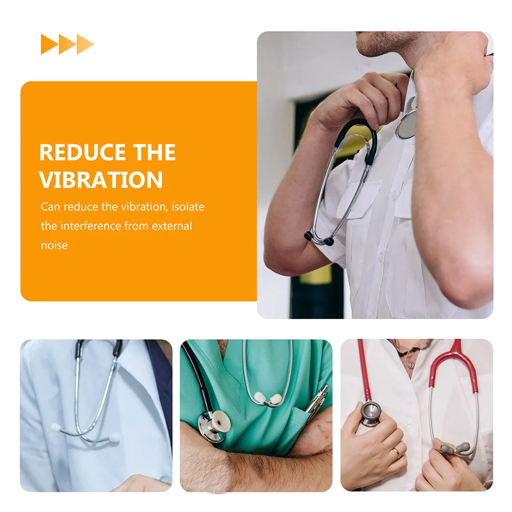 2 Sets Stethoscope Accessories Diaphragm Replacement Ear Tips Pediatric Stethoscope Spare Parts Health Care