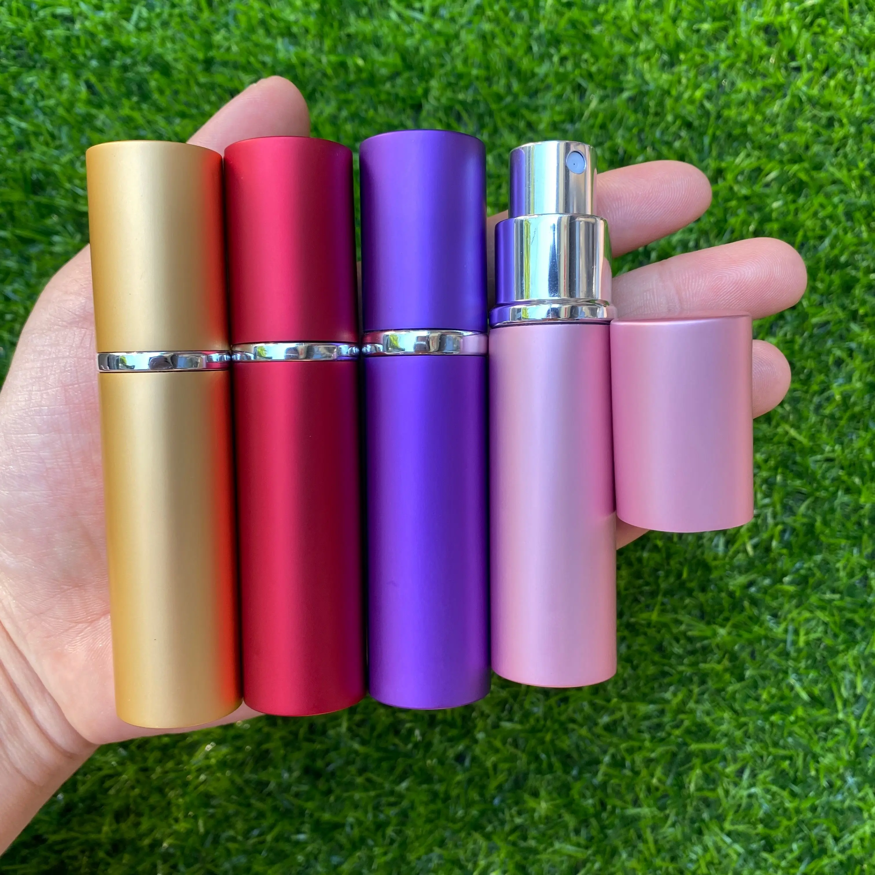 

10ml Portable Mini Refillable Perfume Bottle With Spray Scent Pump Empty Cosmetic Containers Atomizer Bottle For Travel Tool