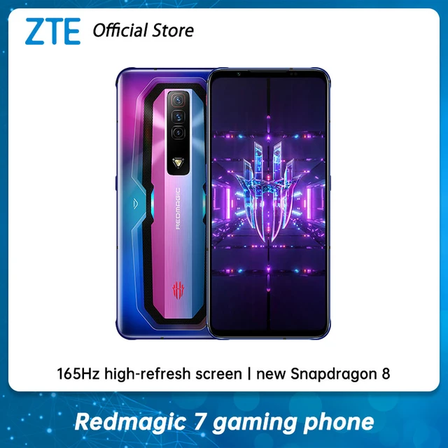 Original Global Version ZTE RedMagic 7 Gaming SmartPhone 6.8 Inch 165Hz  AMOLED Snapdragon 8 Gen 1 Octa Core 65W QuickCharge