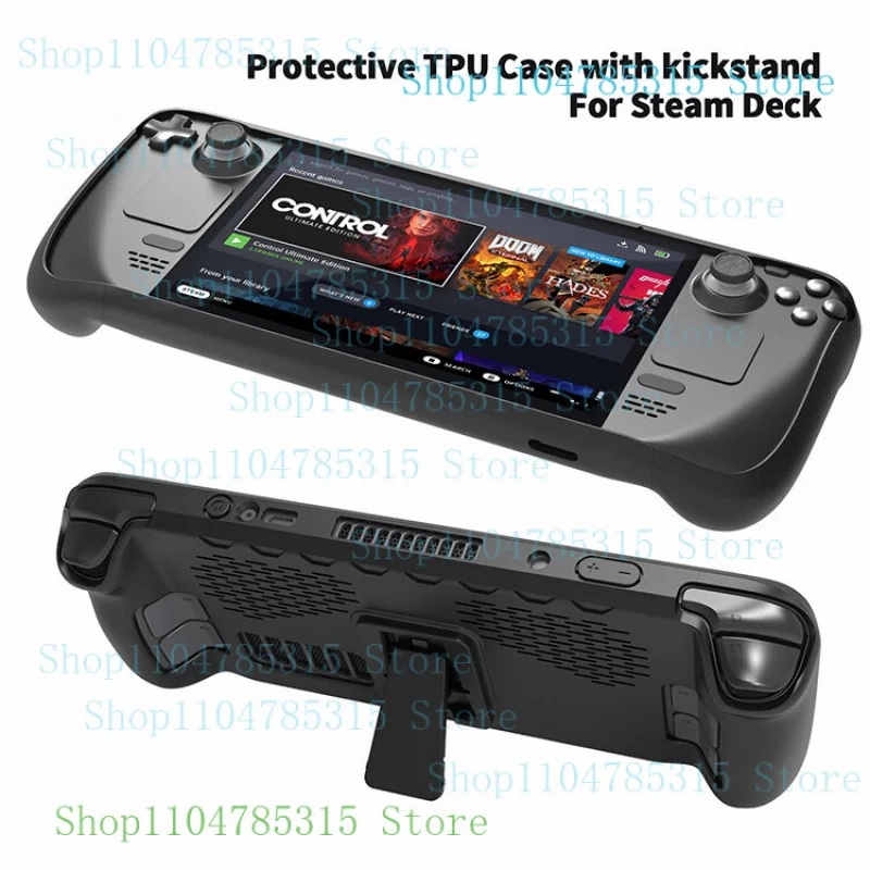 보호 케이스 낙하 방지 고무 케이스 Steamdeck XMSJ용 TPU 보호 케이스 브래킷