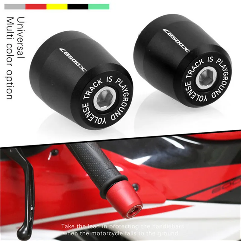 

For HONDA CB400X CB500X CB 500X 400X Motorcycle Handle Bar End Handlebar Grips ends Sliders Cap Plug Slider Counterweight cover