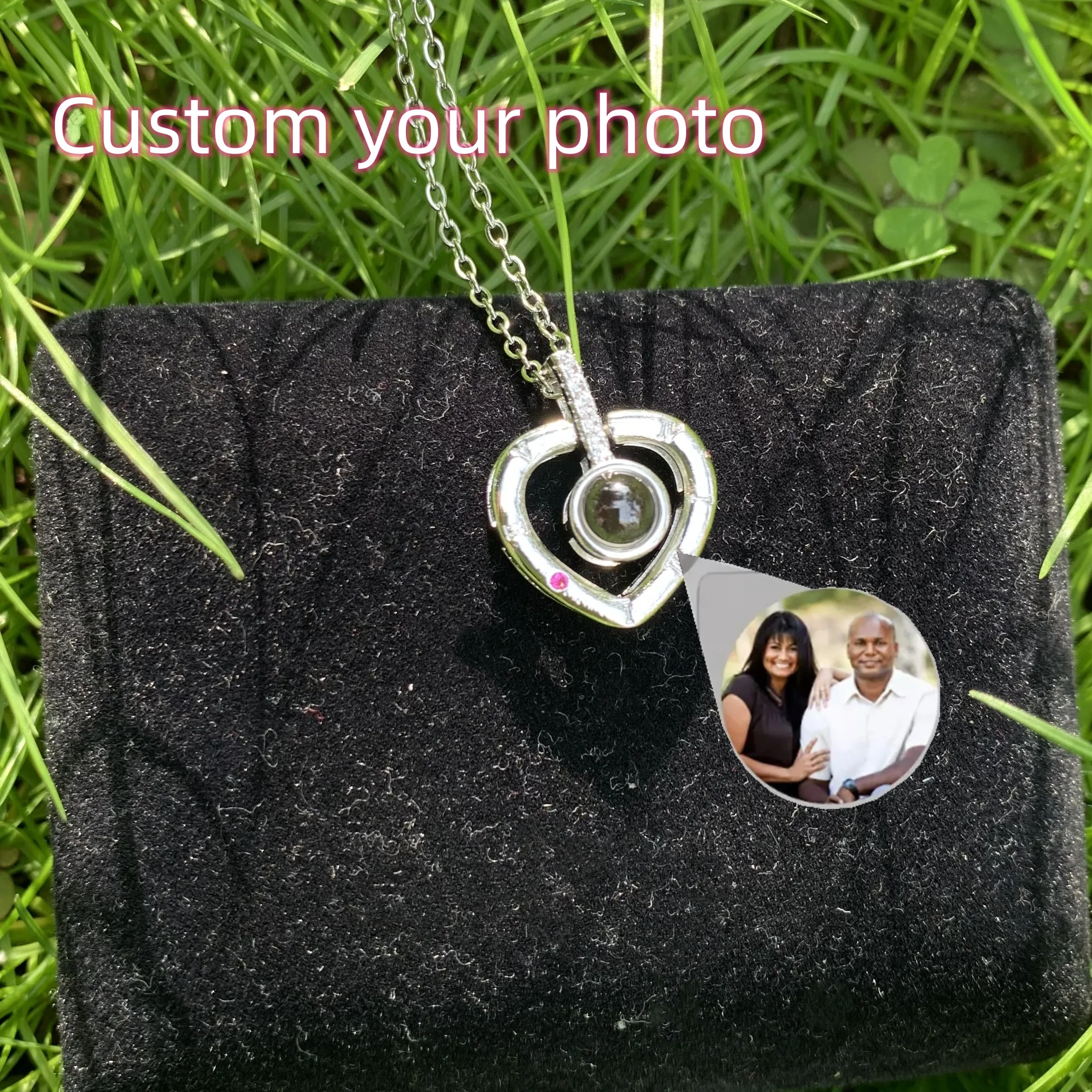 Minimalist Photo Projection Necklace - Truly Mine