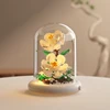 Eternal Flower Bouquet Bonsai Potted Plant Micro Building Blocks Model Home Decoration Toy For Kid Birthday Gift 12