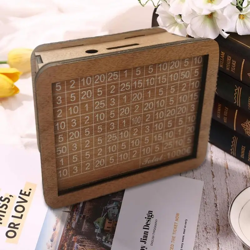 

Wooden Money Bank Box Treasure Bank Storage Chest Piggy Wood Vintage Money Coin Lock Boxes Jewelry Saving Pirate Organizer Decor