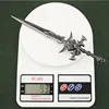 World of Warcraft Weapon 22cm Frostmourne The Lich King Diamond Inlay Game Peripheral Alloy Knife Katana Samurai Sword Toys 6