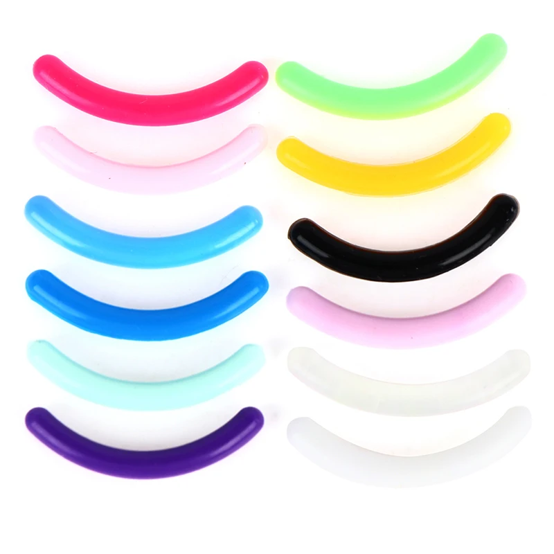 Women's Fashion Eyelash Curler Replacement Pads - 20-Pack Silicone Gel Clips