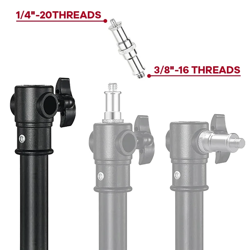 Wall Mounted Boom Arm Stand 110cm Extendable Strobe Lighting Gears Holder Flexible for Home Studio SPA Beauty Salon Massage Lamp
