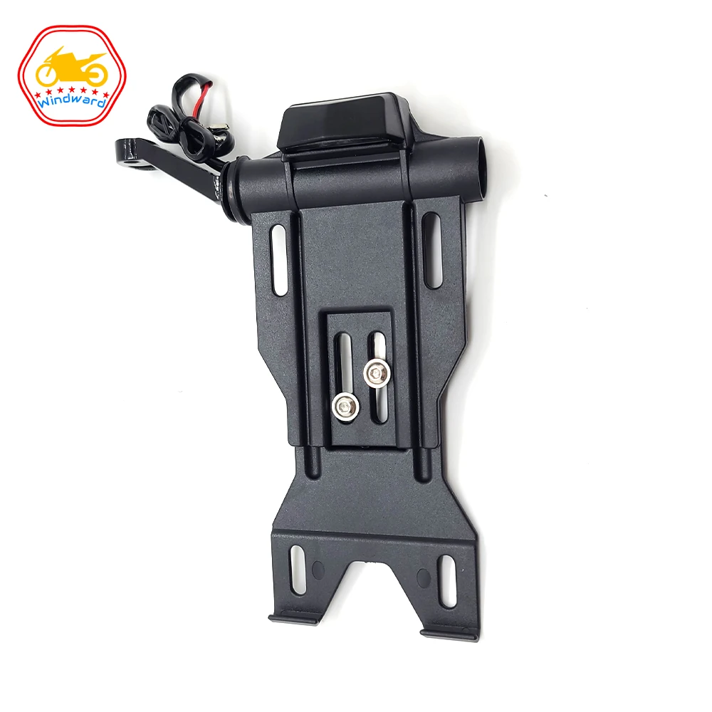 Universal Motorcycle Tail Tidy License Plate Holder Fender Eliminator Led Light Red Adjustable Lice I.1162561541