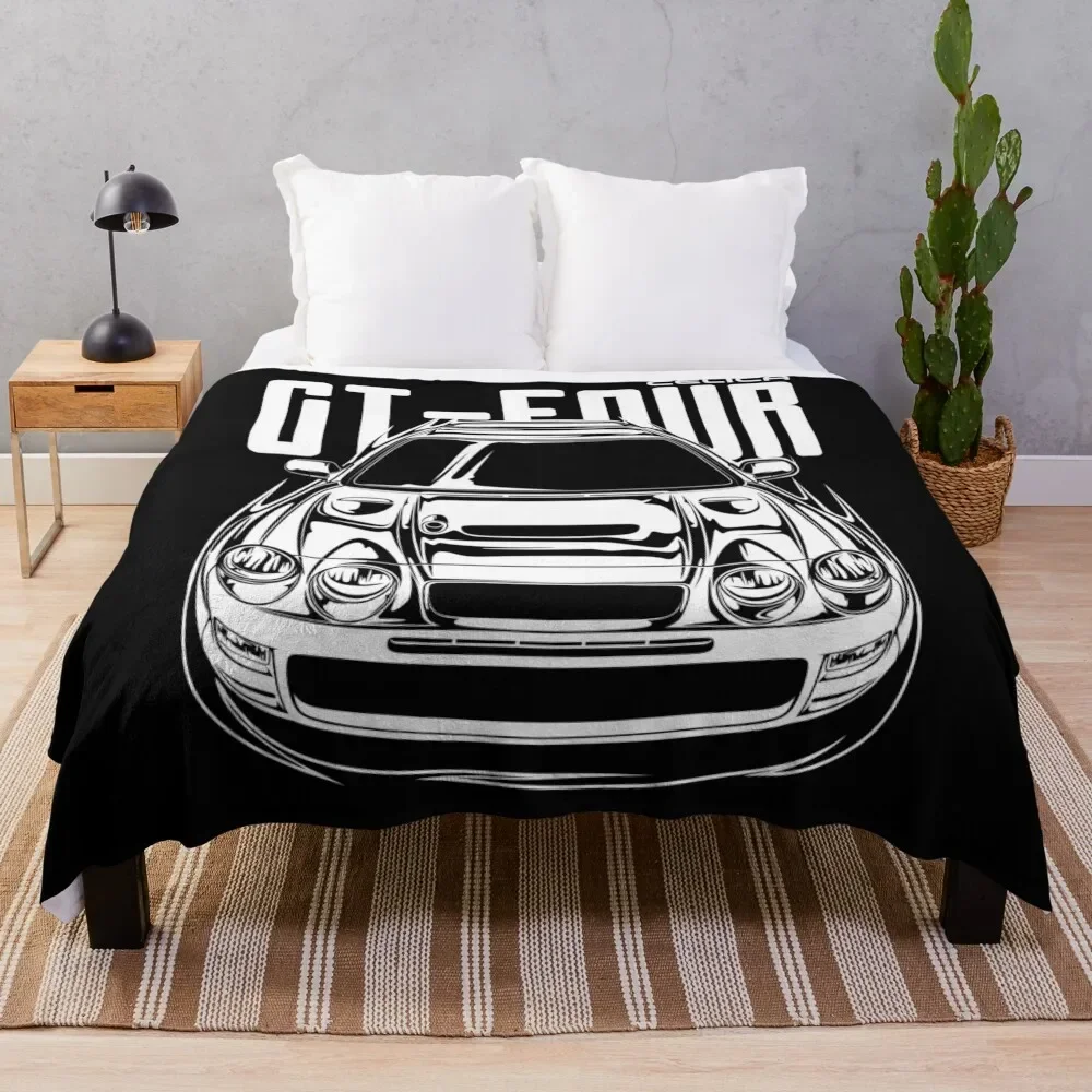 

Celica GT-Four (White Print) Throw Blanket halloween Thermal christmas gifts Decorative Throw Blankets