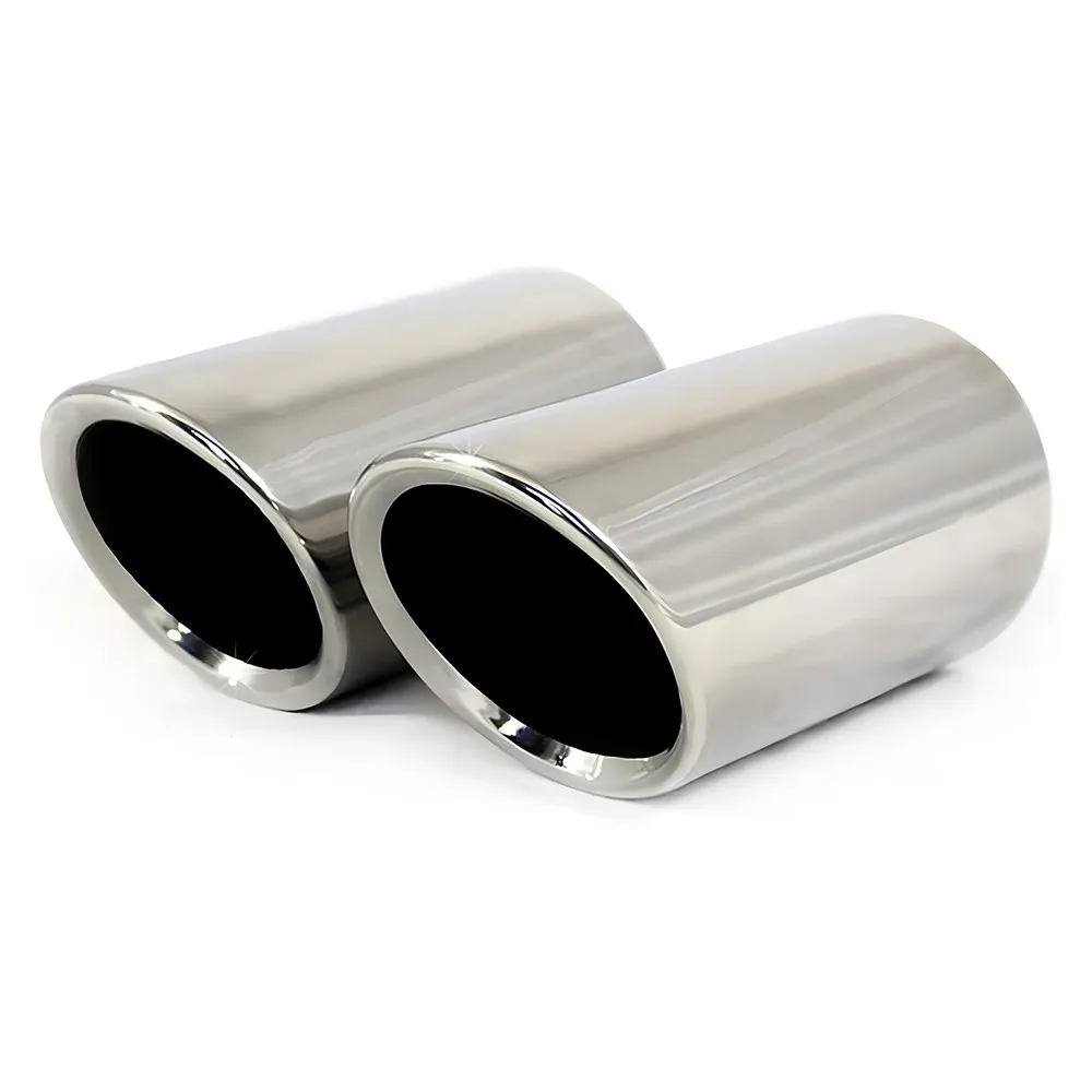 Stainless Steel Car Exhaust Pipe Muffler Tip Tailpipe For Audi A4 B8 Q5 A5 A3 8V 8P A1 VW Passat B7 CC Tiguan exhaust muffler tip