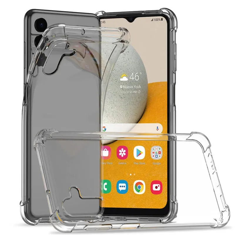Stoßfeste weiche Silikonhülle für Samsung Galaxy A13 A23 A33 A53 A73 A12 A02 A72 A52 A32 A22 A71 A51. Klare, ultradünne Schutzhülle_voghion.com