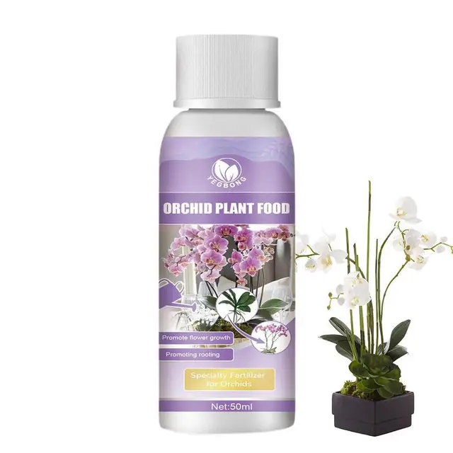 50 Ml -Es Orchidea Műtrágya Hordozható Folyékony Növényi Növekedés Fokozó Tápanyag -Dúsító Folyadékkiegészítő Virággyökér -Ellátáshoz